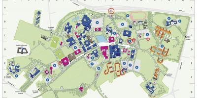 Dublín campus de la escuela secundaria mapa