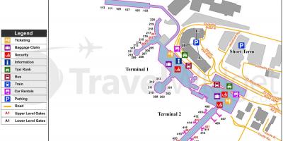 Mapa del aeropuerto de Dublín