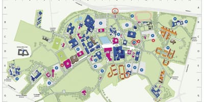 Dublín campus de la escuela secundaria mapa