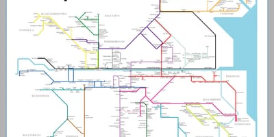 Mapa de los pubs de Dublín